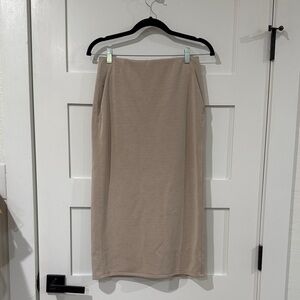 Lululemon Athletica Tan Pencil Skirt